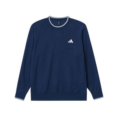 Adidas/阿迪达斯 男子经典logo保暖运动休闲圆领卫衣 JW1618