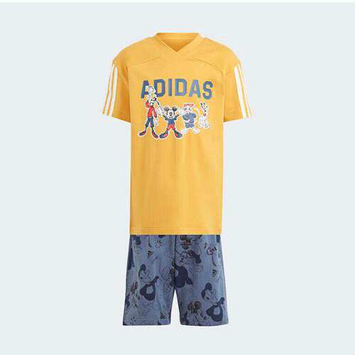 Adidas/阿迪达斯 儿童时尚透气运动休闲短袖短裤 IT8777