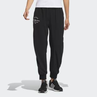 PANTS Adidas 阿迪达斯 女子 IS7411 梭织宽松运动休闲裤