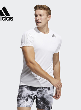 Adidas 男子运动休闲透气短袖T恤GP7656 GP7653
