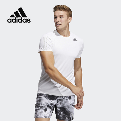 Adidas男子运动休闲透气短袖T恤