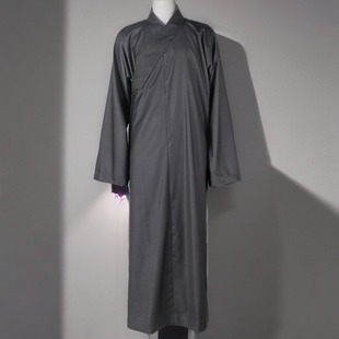 真如界僧服春夏季新款大褂长褂休闲透气禅意弹力卡丹和尚僧人服饰