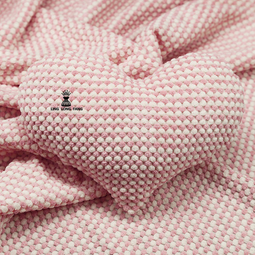 双色菠萝纹抱枕玩偶手工diy面料