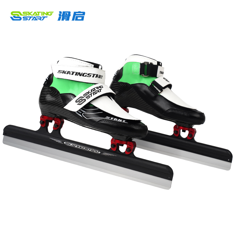 滑启短道冰刀碳纤鞋身双硬度刀片