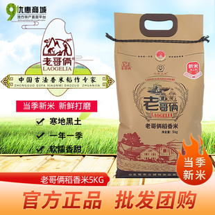 2025年新大米东北正宗老哥俩五常大米稻香米5kg长粒米软糯香10斤