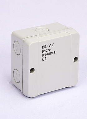 科瑞普kripal防水盒PS室外配电PC监控摄像头接线盒端子箱D9020Z
