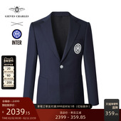 国际米兰官方授权GIEVES CHARLES国米足球俱乐部徽章布雷泽西服男