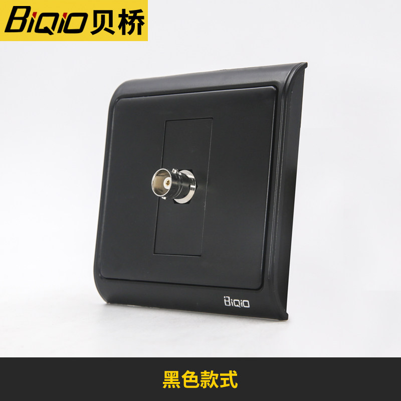 贝桥bnc插座焊接式q9视频监控录像机延长sdi线面板86型