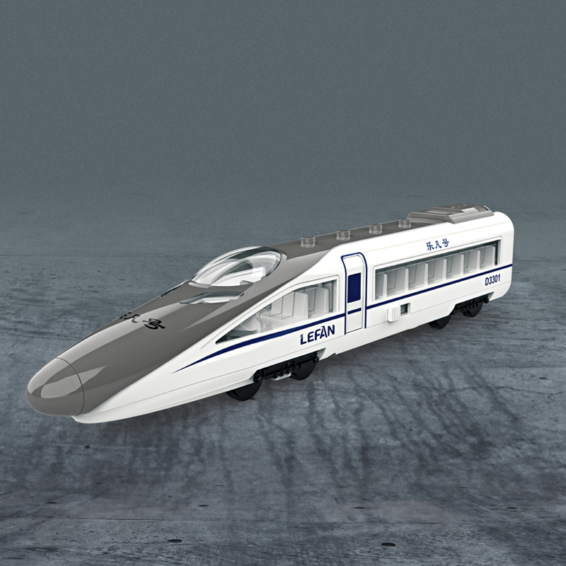 火车中性回力声光音乐玩具