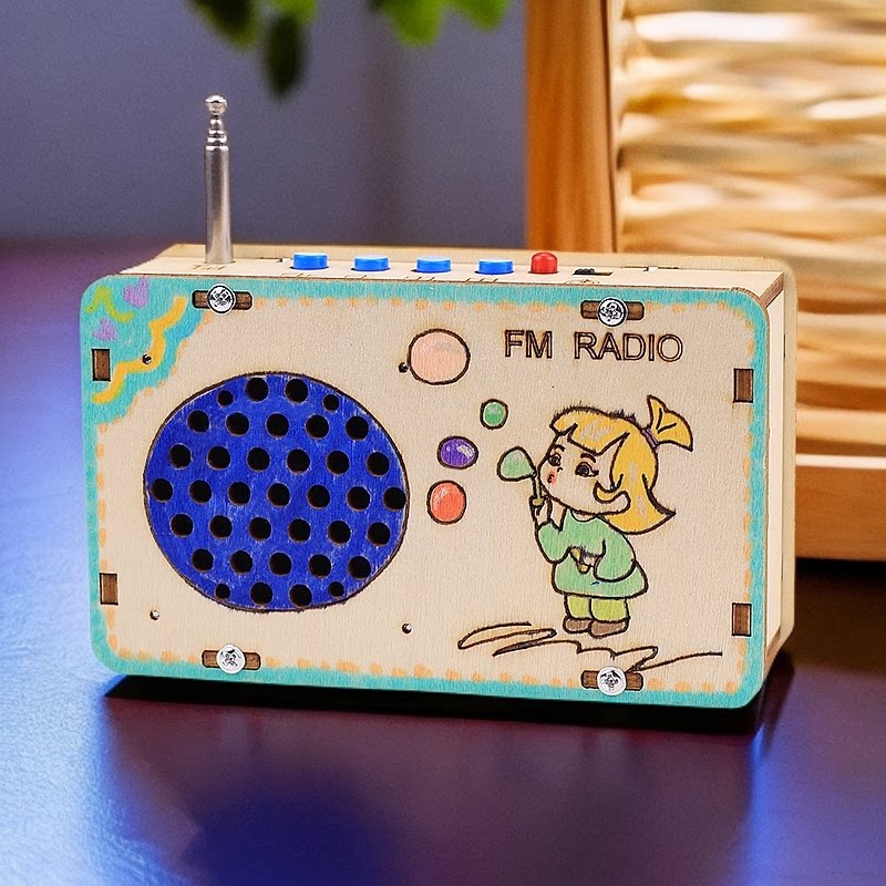 科学小实验收音机科技小制作diy自制模型组装迷你手工材料套件包