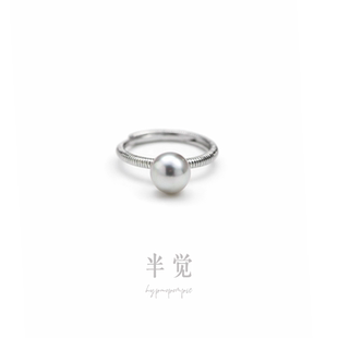 半觉真多麻简约设计戒指