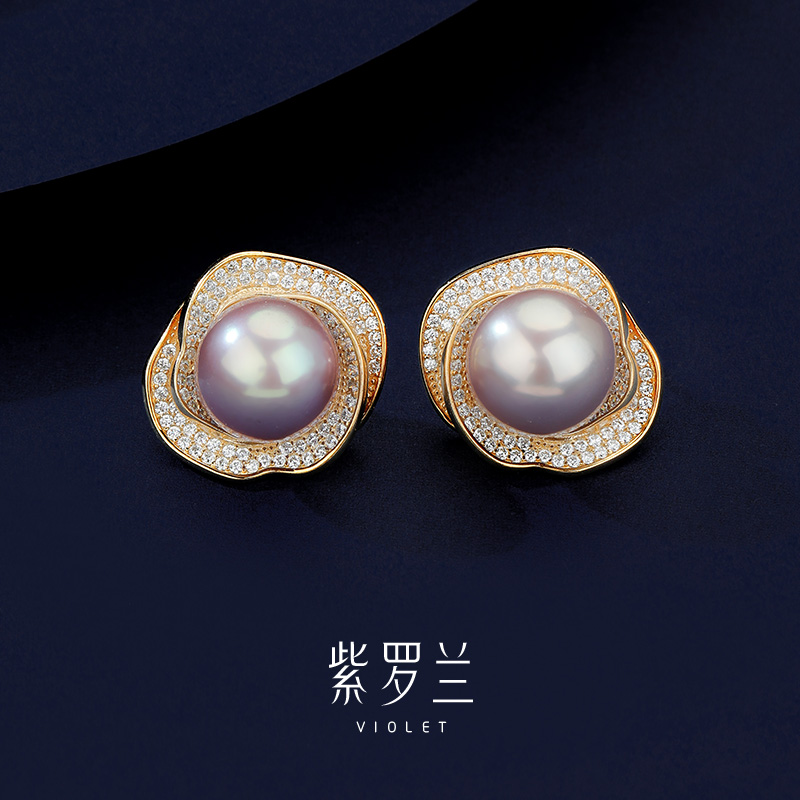 【紫罗兰正版】紫尔慕S925银耳钉