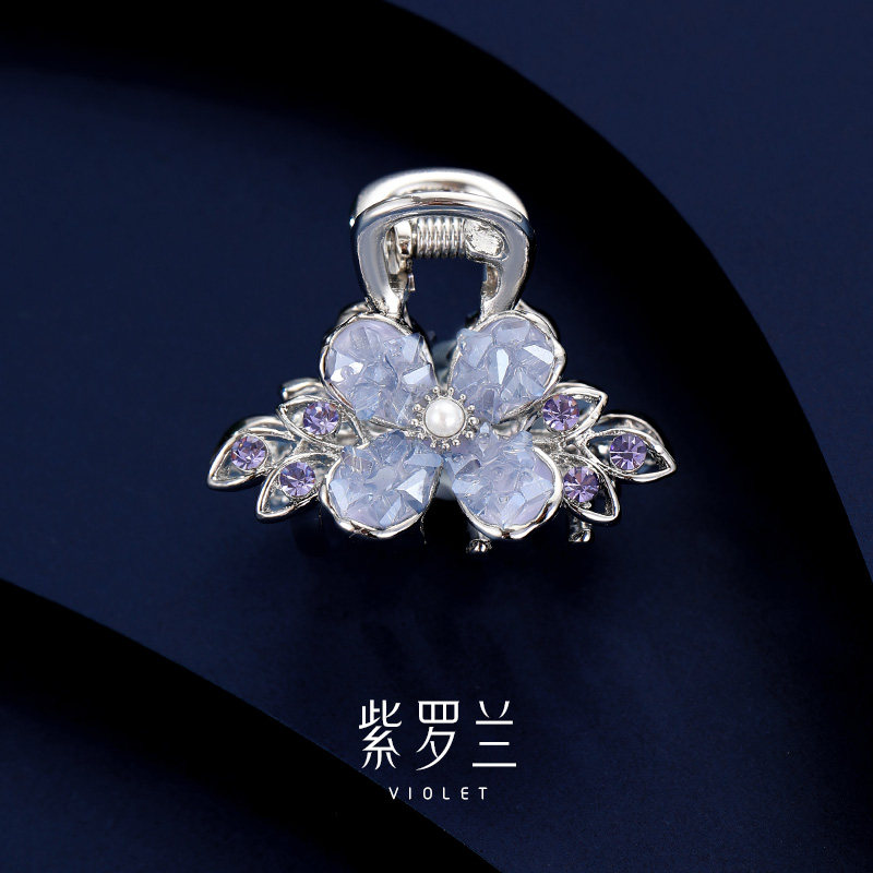 【紫罗兰正版】花漫发夹女高级感抓夹尾夹个性发饰潮生日礼物,饰品/流行首饰/时尚饰品新,发饰,淘宝优惠券,粉丝福利购,淘宝优惠卷