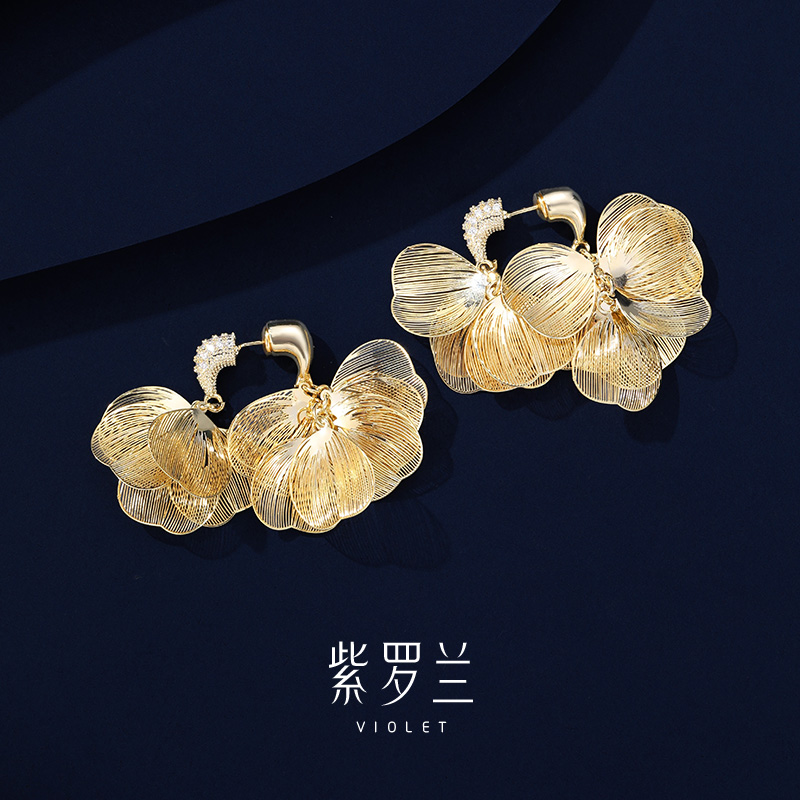 【紫罗兰正版】锦花耳环