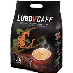 咖啡马来西亚原装进口猫屎咖啡味LUBOV琉鲍菲三合一速溶咖啡50条