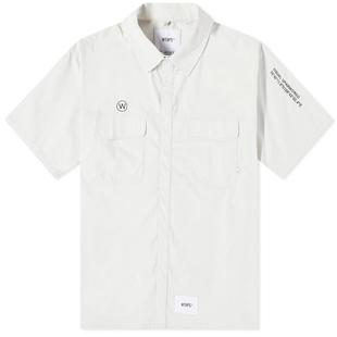 WTAPS 正品 男式 衬衫 Printed新款 白色短袖 全球代购 衬衣