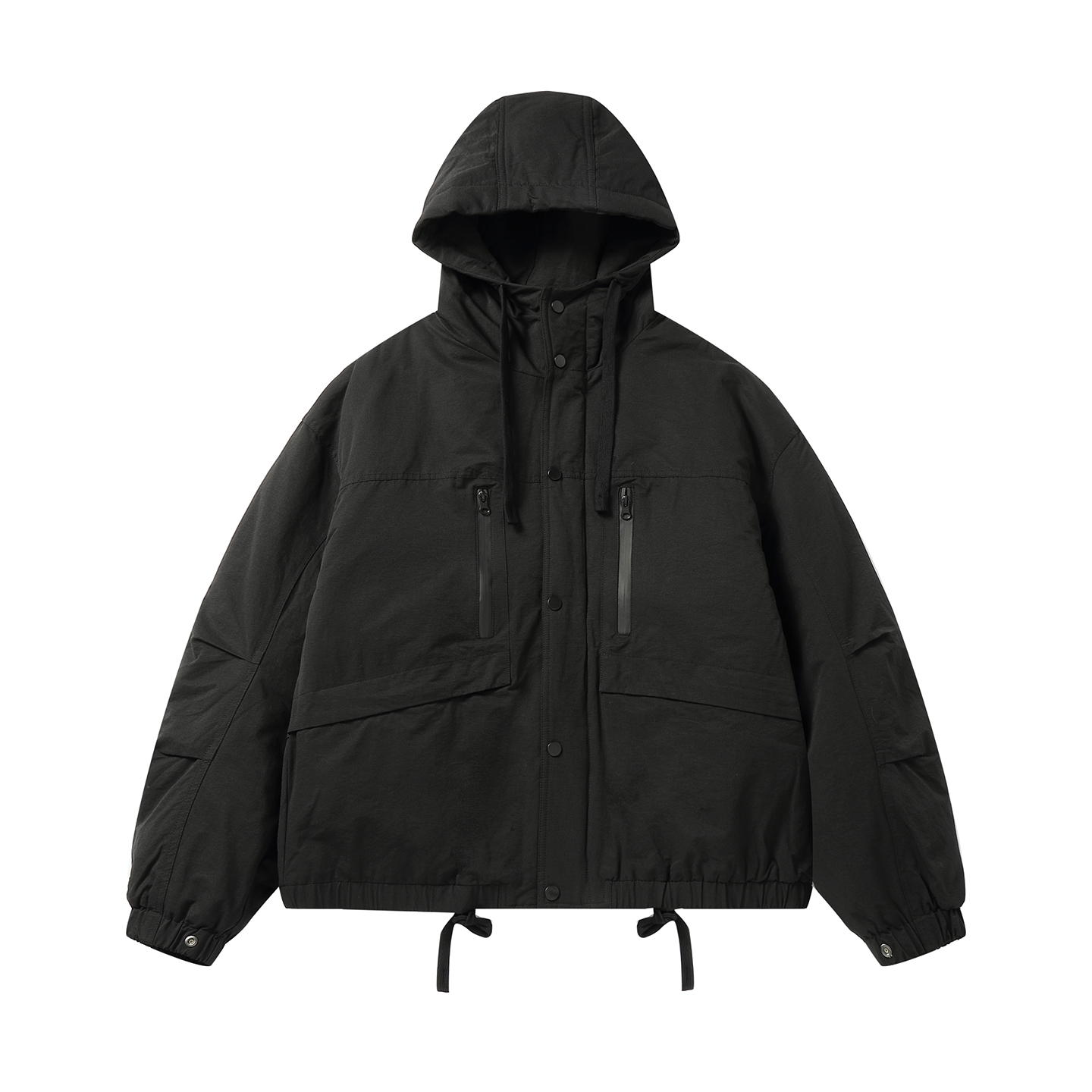 2025冬季美式复古连帽棉服男款秋冬新款保暖冲锋衣高级工装外套男