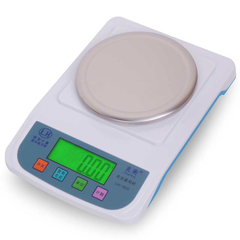 良衡电子秤高精度珠宝秤1kg/0.01g燕窝药材电子称精准家用厨房秤