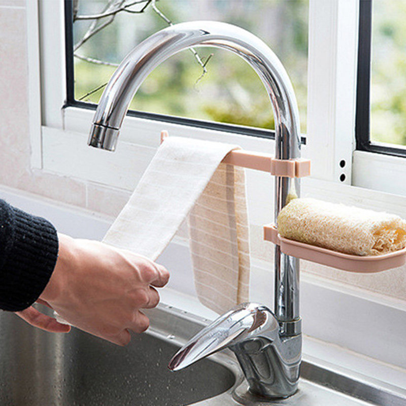 水龙头沥水置物架水池挂架收纳架创意家用厨房水槽海绵抹布沥水架|ruв категории кухня/посуда, кухонный Гаджет/кухня хранения, кухня хранения шельфа/кухня стойка, кухня стойка/угловой стойка - от Buy2taobao.com для оказания профессиональной услуги покупки агента Taobao