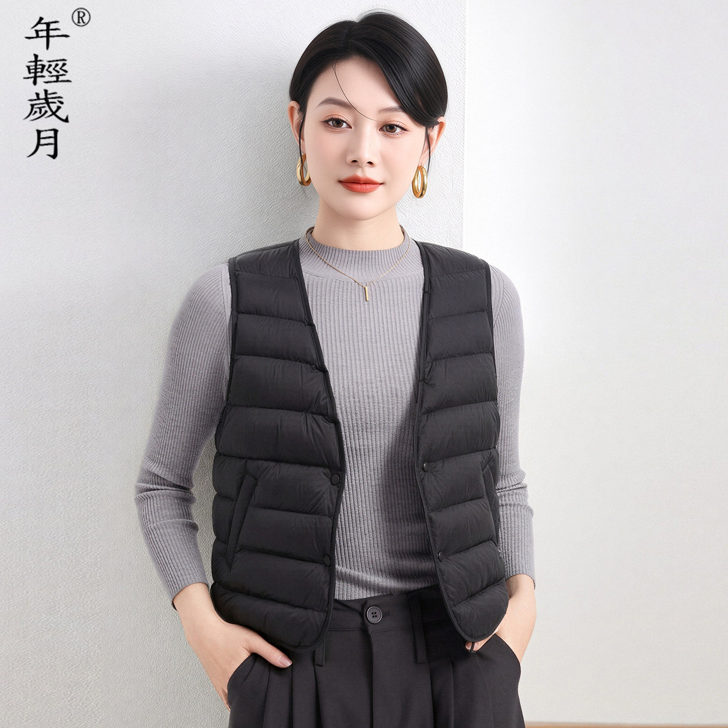 爆款羽绒马甲内胆女短款2026秋新款轻薄保暖内搭背心贴身内穿坎肩