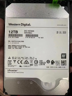 WD 西部数据 5PJ7HN0D 0F30144 12T HUH721212ALE600 硬盘