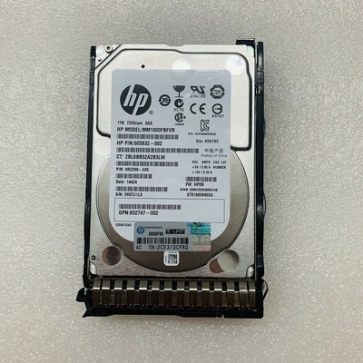 HP/惠普 652749-B21 653954-001 605832-002 1T SAS 2.5寸 G8硬盘