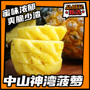 品城记甄选 【神湾菠萝】 时令水果香甜无渣 无须泡盐水可直接吃
