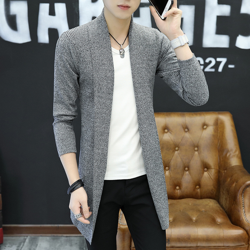 男士风衣韩版潮流休闲帅气春秋季披风2020新款秋冬男装外套中长款