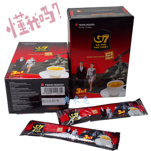 进口越南特产中原速溶特浓G7咖啡18条288g惊爆低 条装 满59元 包邮