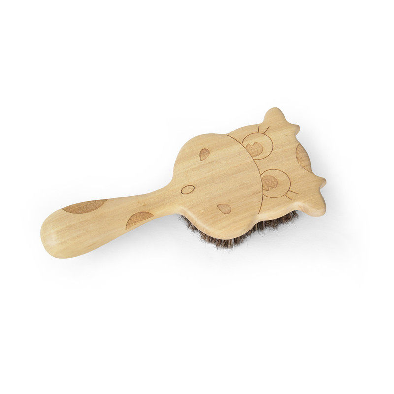 탄 카펜터  베이비 헤어 브러시 귀여운 소 천연 마사지 빗 휴대용 빗  특수 빗 태아 헤어 빗