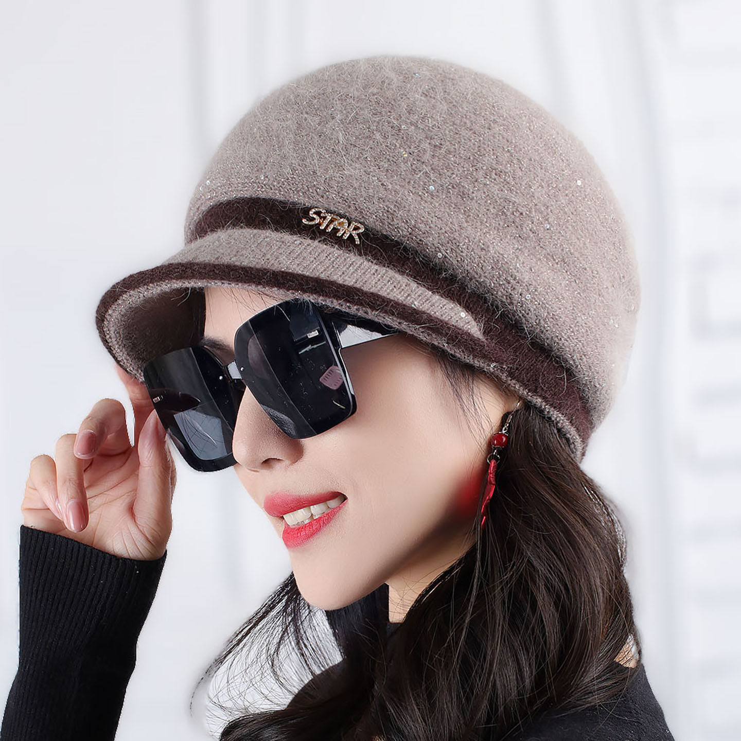 春秋帽子秋冬季针织毛线帽中老年人加厚时尚保暖护耳妈妈鸭0123n,服饰配件/皮带/帽子/围巾,帽子,淘宝优惠券,粉丝福利购,淘宝优惠卷