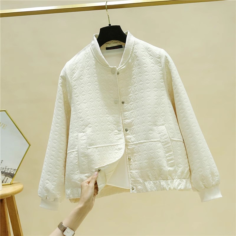 绣花短款外套女显瘦韩版夹克女