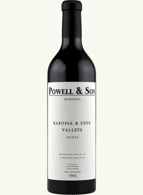 澳洲名庄鲍威尔父子双谷西拉红葡萄酒 Powell&son barossa & eden