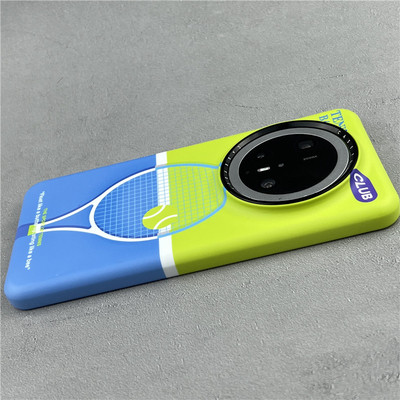适用华为mate80pro趣味网球拍磁吸手机壳mate70保护套男女Mate60PRO新款Mate 70pro苹果16PROMAX菲林壳硬底