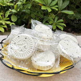 竹筒饼新艺华白糖炒米饼300g软饼农家米粉硬饼韶关黄糖饼零食小吃