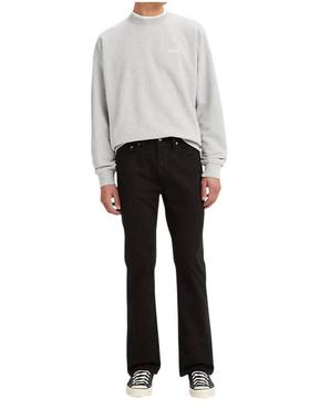 代购Levis李维斯男士牛仔裤耐穿舒适修身黑色日常通勤男裤