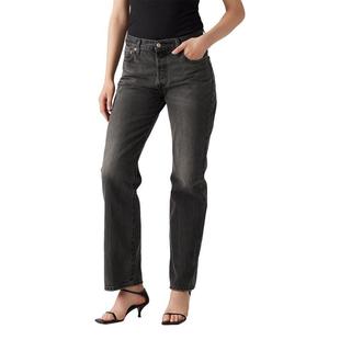 耐用耐穿深色硬挺通勤日常直筒裤 代购 Levis李维斯女士牛仔裤