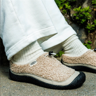 代购KEEN Howser III Slide小羊蹄系列女子舒适一脚蹬冬季保暖休