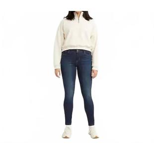 耐穿深蓝高弹日常通勤紧身裤 修身 Levis李维斯女士牛仔裤 代购