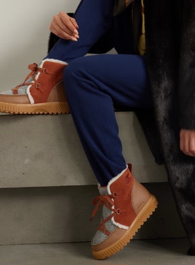 代购SOREL 25年新款女士防水雪地靴ONA AVE Alpine Boot Waterpr