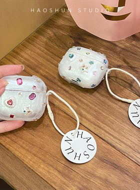 巴洛克适用于Airpods4保护套airpods2耳机套aipodspro蓝牙耳机壳ipods/airpod3代日韩ins风个性AirPodspro2代