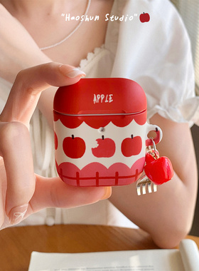 波点苹果适用于Airpodspro保护套AirPods4耳机套aipods2/AirPodspro2苹果airpods3小众菲林磨砂创意耳机壳