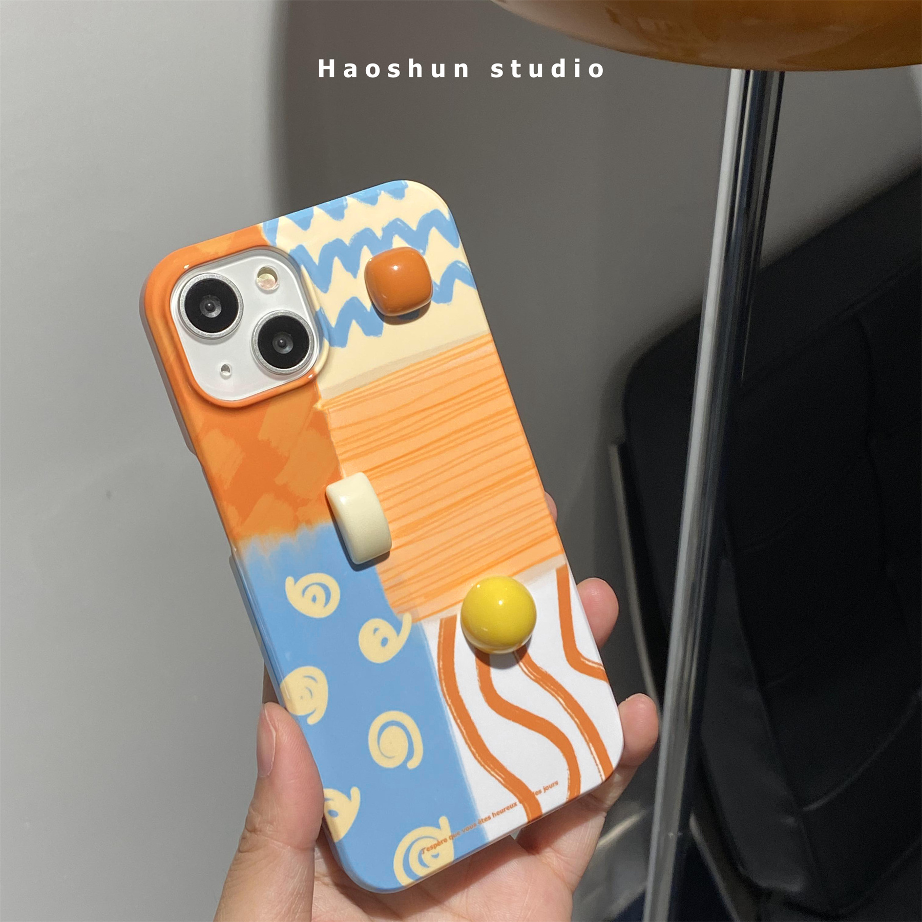 iPhone14pro菲林ins风半包硬壳