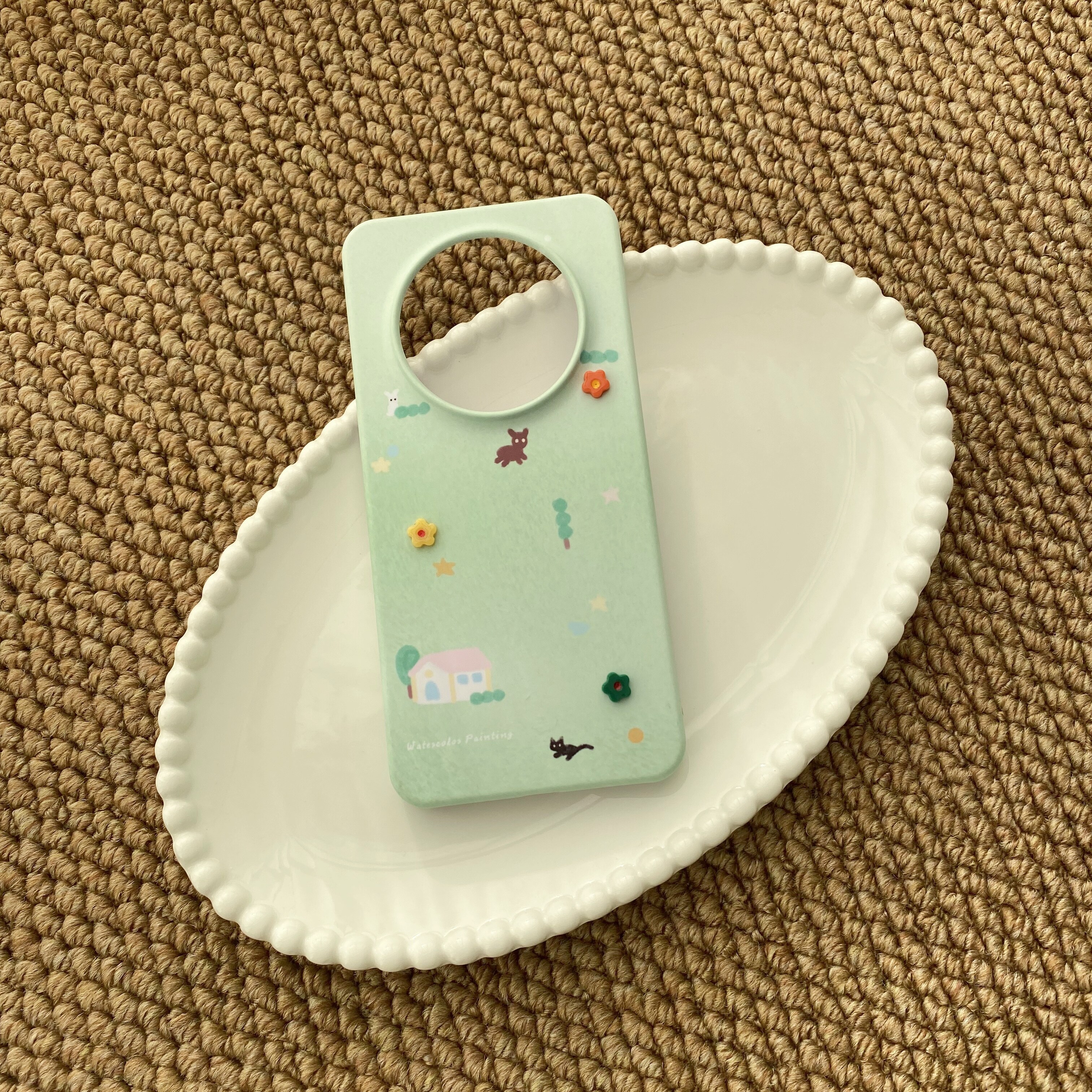 森林草地适用于华为Mate40pro磨砂菲林手机壳MATE30/mate50/P40PRO/P30/p50pro/mate60pro半包硬壳P50/pura70