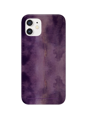 紫檀墨色适用于iphone16promax苹果12PRO手机壳11PRO光面菲林硬壳苹果15PRO/14PROMAX半包13mini防摔保护套