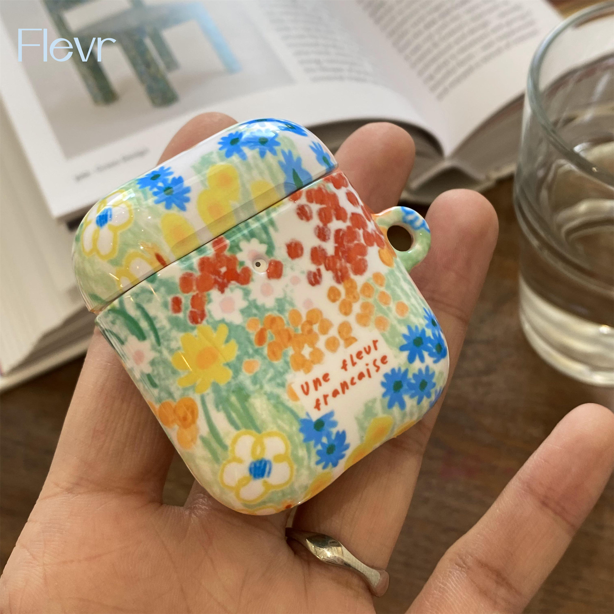 田园碎花适用于Airpods4保护套airpods2耳机套aipods二代蓝牙AirPodspro2日韩ins风菲林耳机壳AirPods新3代