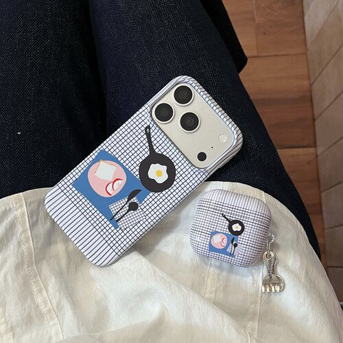 iPhone光面菲林格纹餐桌防摔硬壳