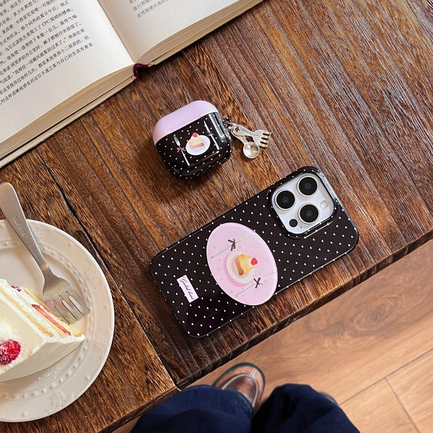 爱心波点适用于三星S22Ultra光面菲林手机壳S23+小众S24Ultra/s25ultra硬壳S21手机壳S25+/s23ultra创意S24