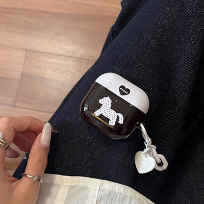 波点小马创意光面AirPods保护套