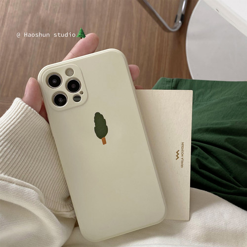 一颗液态苹果手机壳日韩